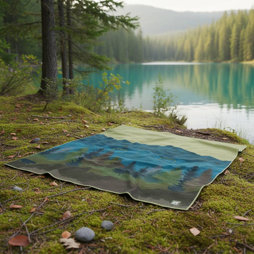 Sprints Grizzly Guide Party Size Towel & Car Seat Cover