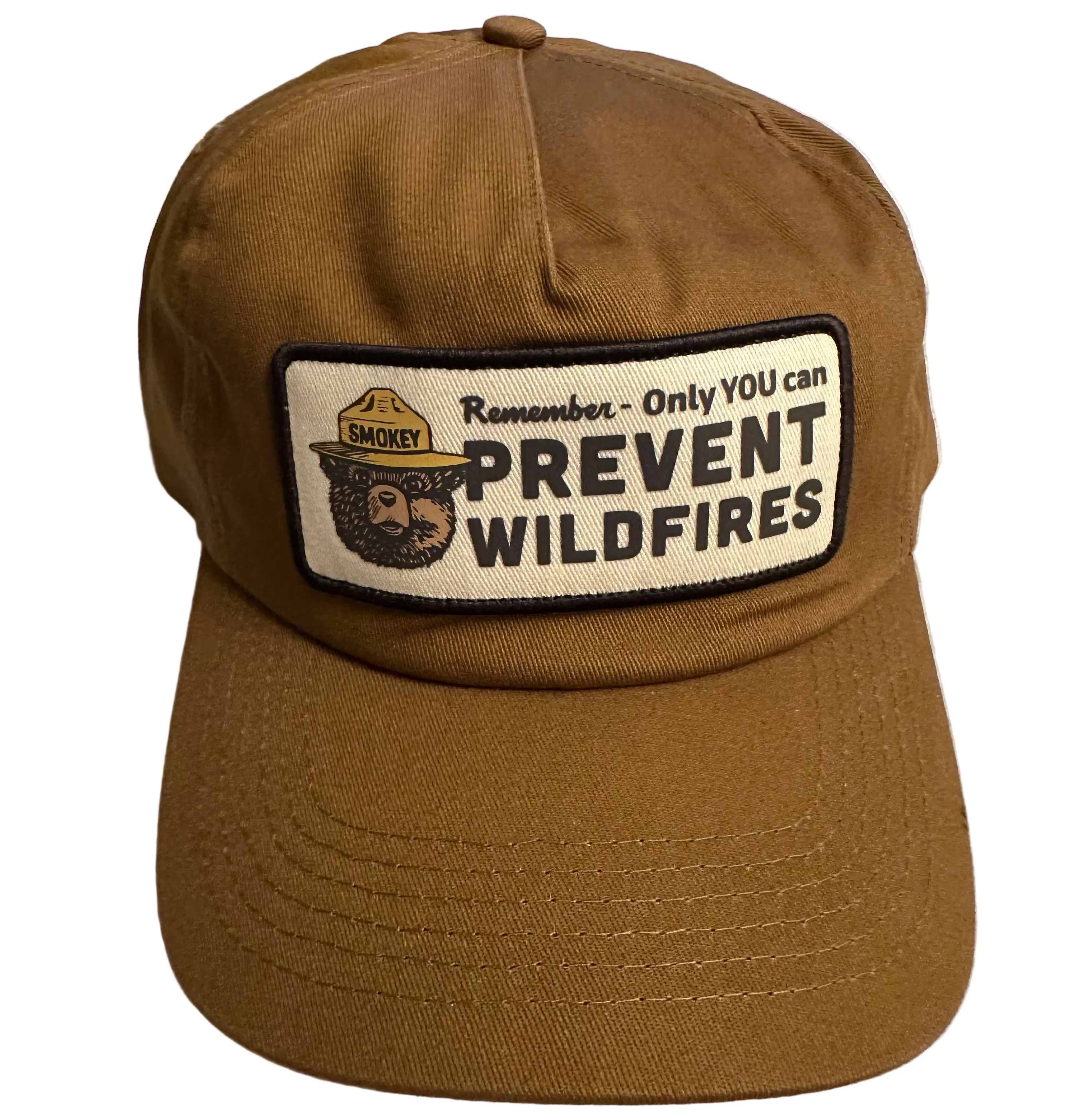 The Landmark Project Smokey Reminder 5-Panel Trucker Cap - Walnut