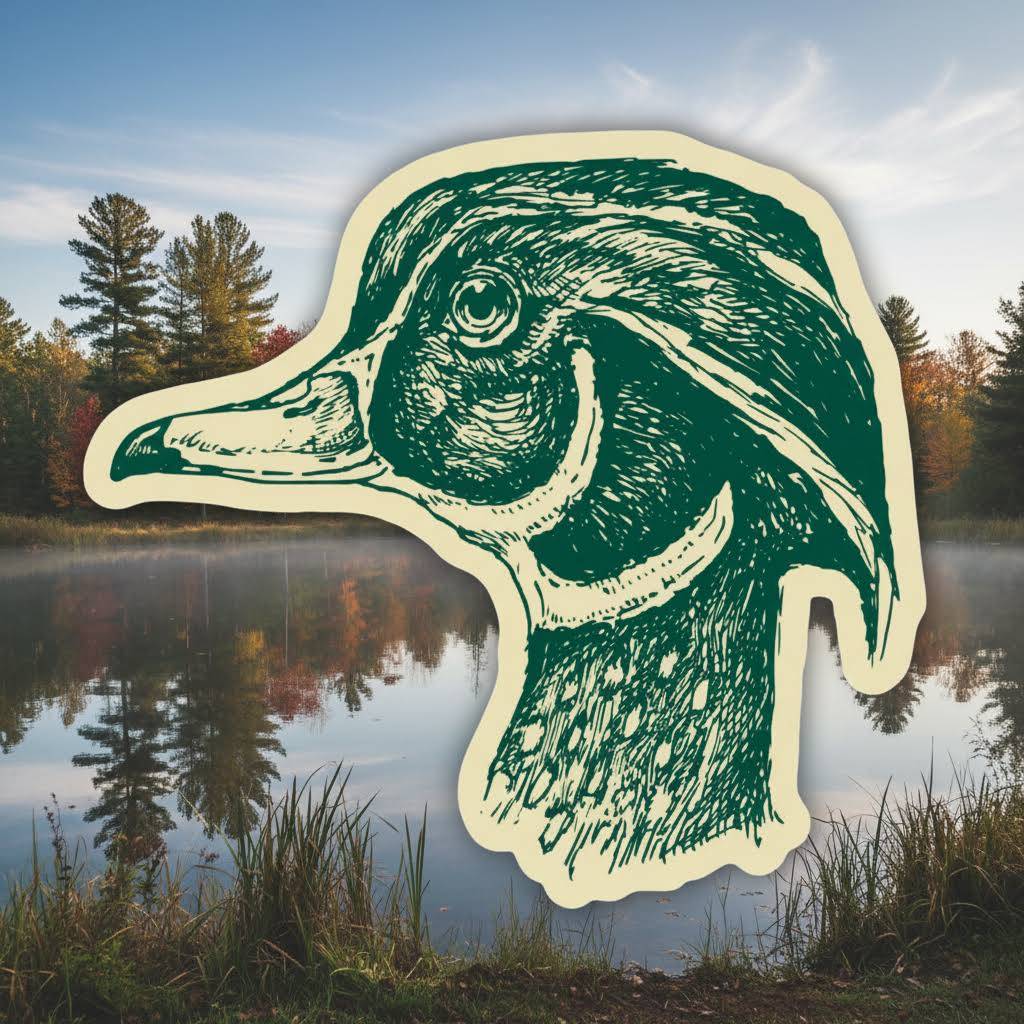 The Wild Wander Duck Sticker