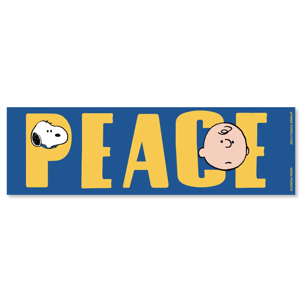 Three Potato Four x Snoopy Peace Bumper Magnet