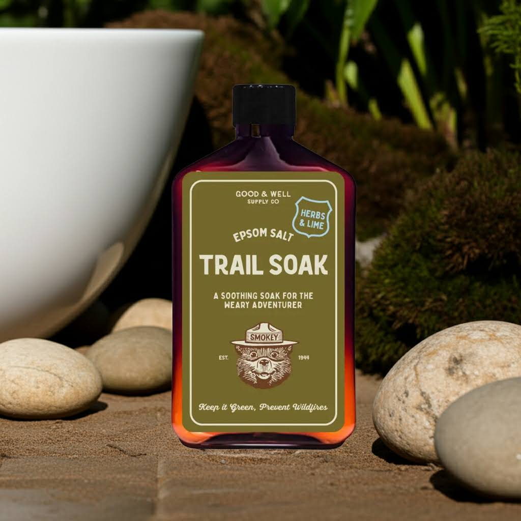 Good & Well Supply Co Smokey Bear Epsom Salt Trail Soak - Herbs & Lime