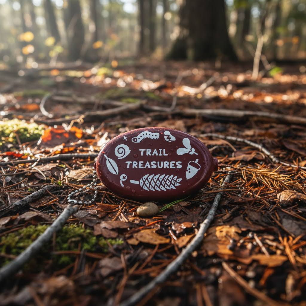 Camp Mustelid Retro Rubber Wallet - Trail Treasures