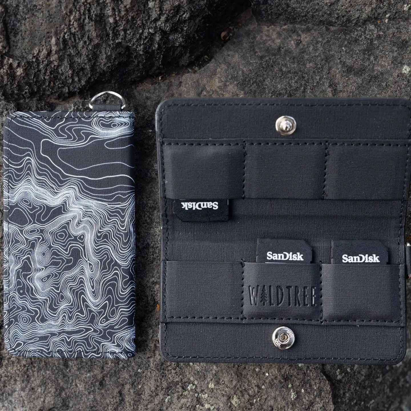 Wildtree Topographic Map SD / Switch / Switch 2 Card Holder