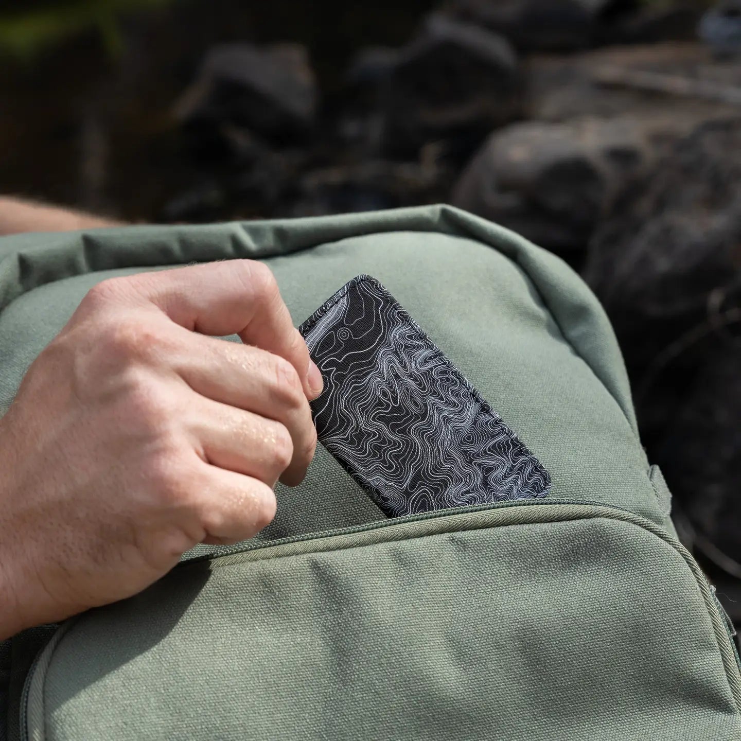 Wildtree Topographic Map SD / Switch / Switch 2 Card Holder