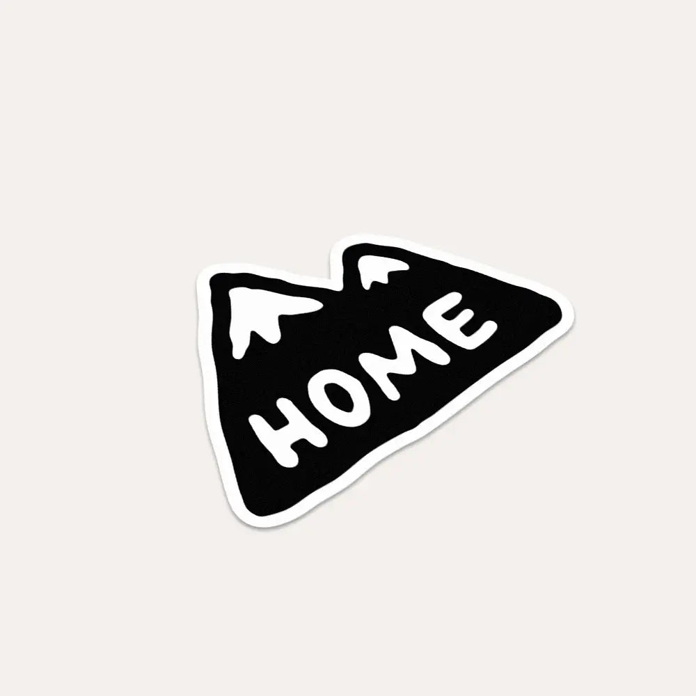 Union Made The Mountains Is My Home Vinyl Sticker (1 Unit)