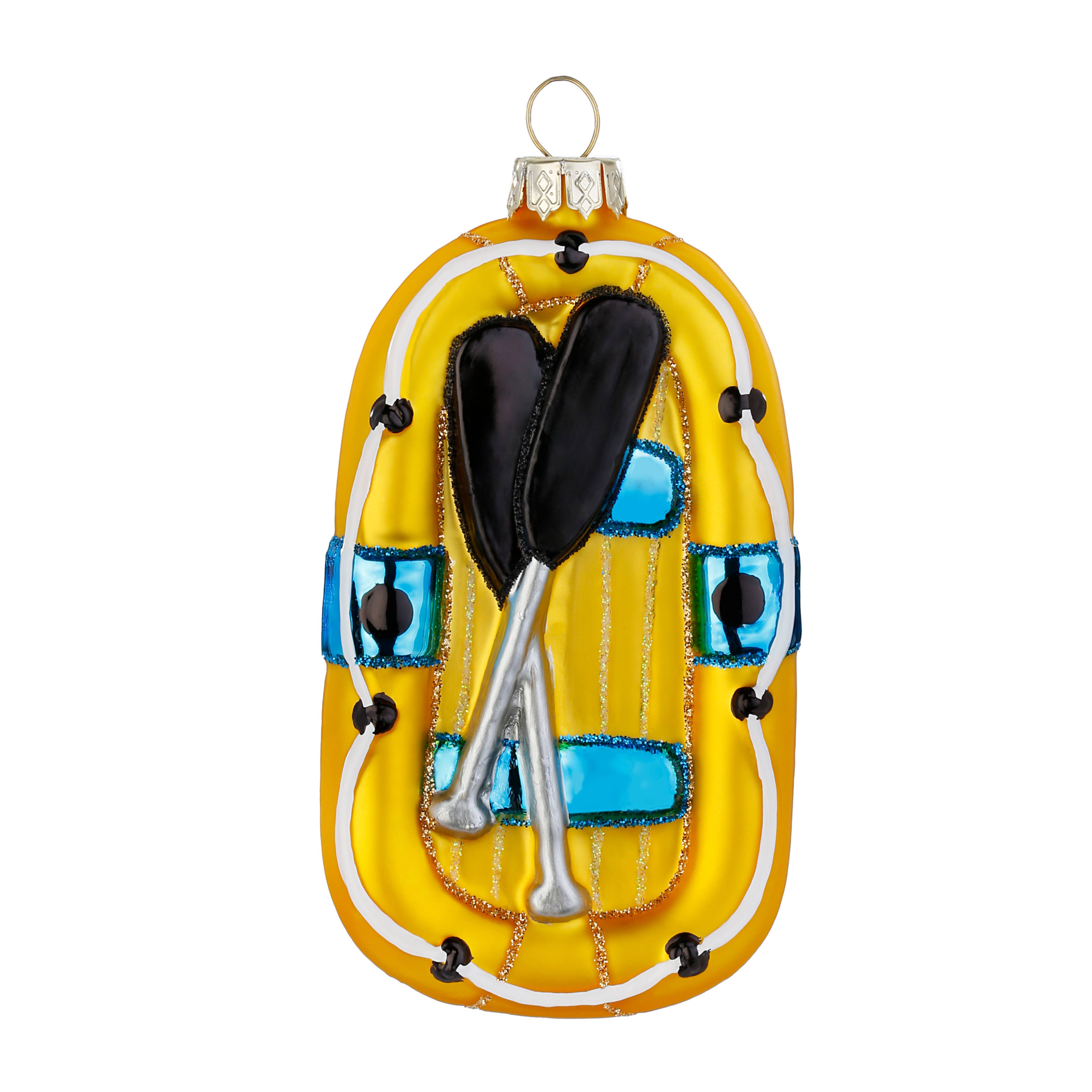 Inflatable Boat | Dinghy Glass Hanging Christmas Decoration