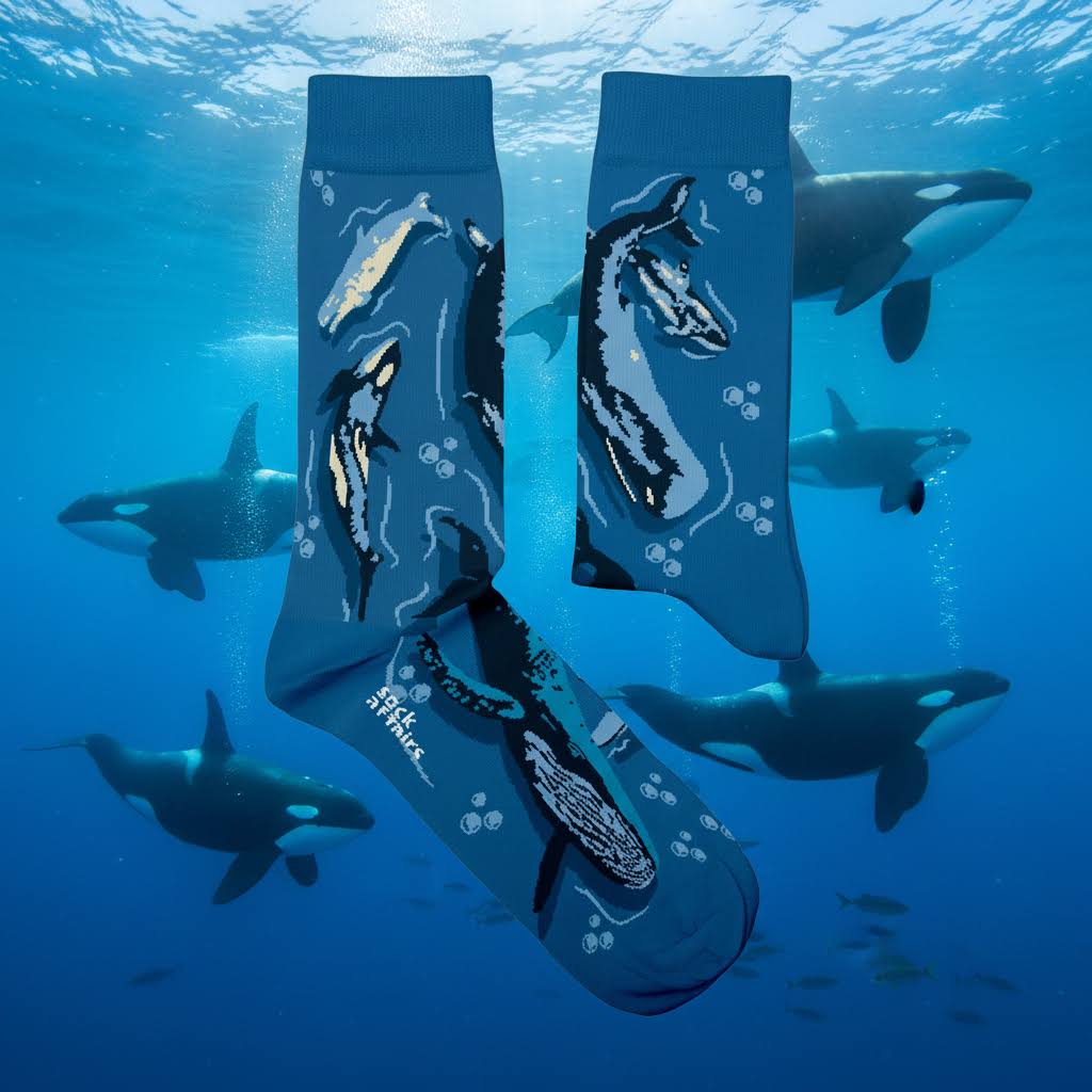 Sock Affairs Predators & Whales Socks