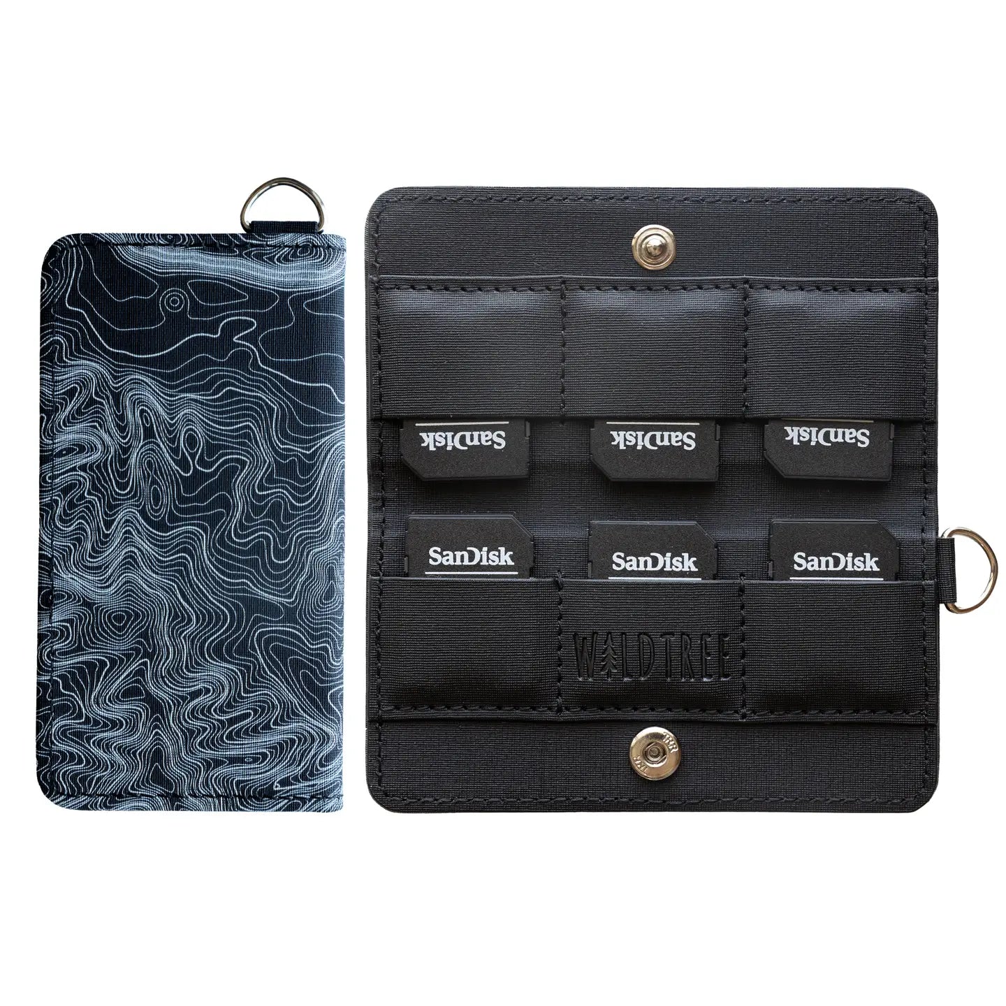 Wildtree Topographic Map SD / Switch / Switch 2 Card Holder