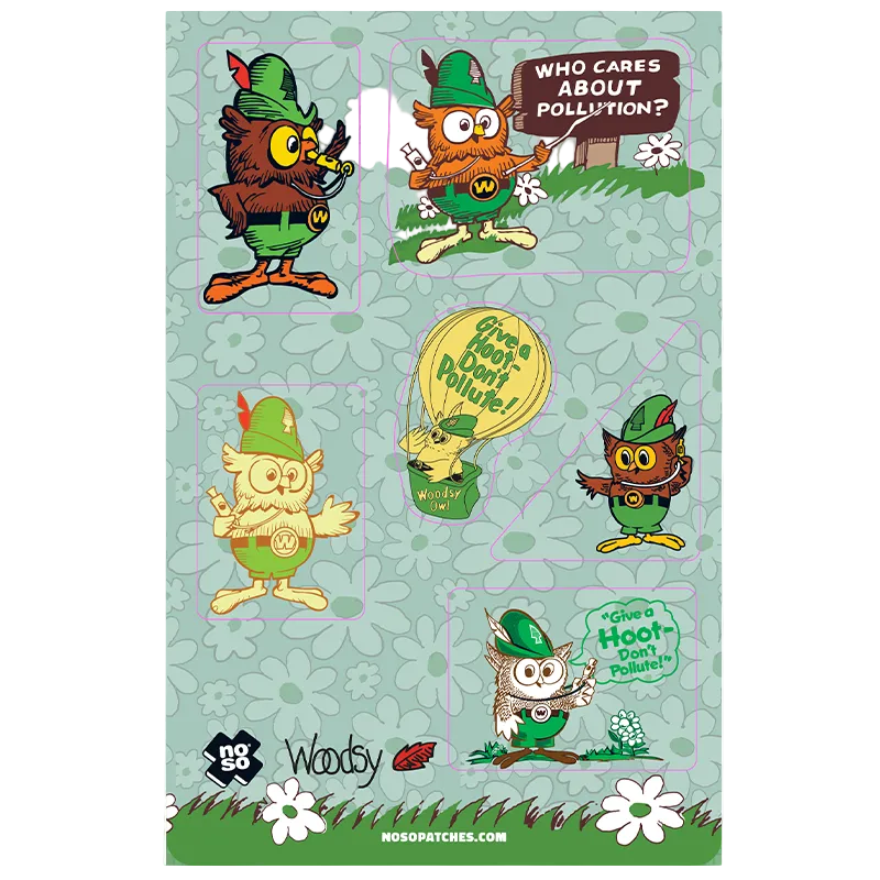 Woodsy Owl Dazzits™ x NoSo Repair Patch