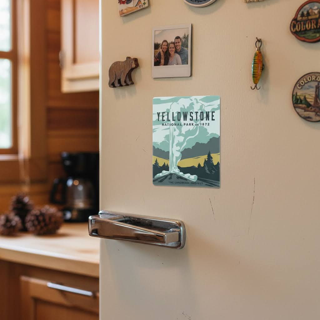 The Landmark Project Yellowstone Magnet