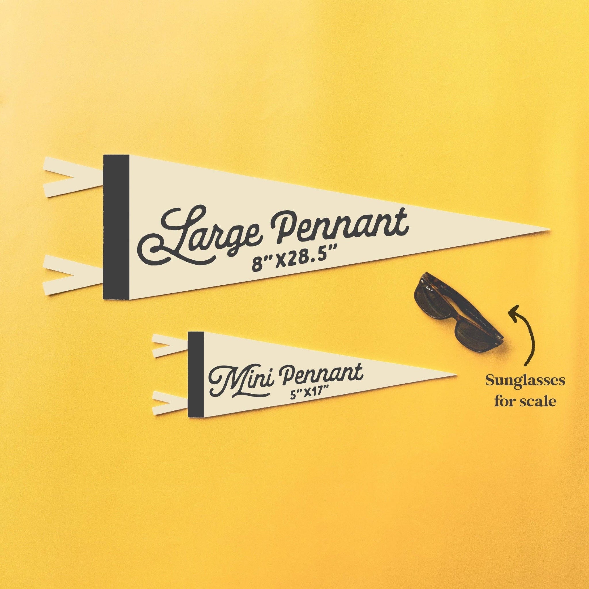 Benoit’s Supply Co Happy Camper Felt Pennant