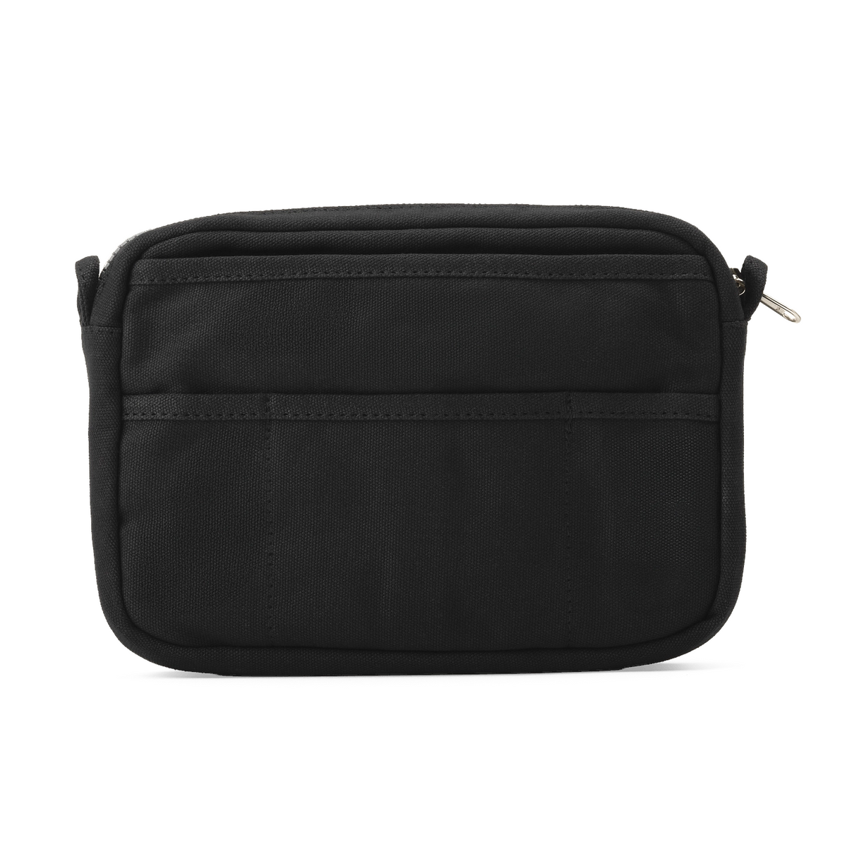 Soolla® Studio Artist Blackout Stationery Pouch, compact case with outer pocket and two front sections on white background.