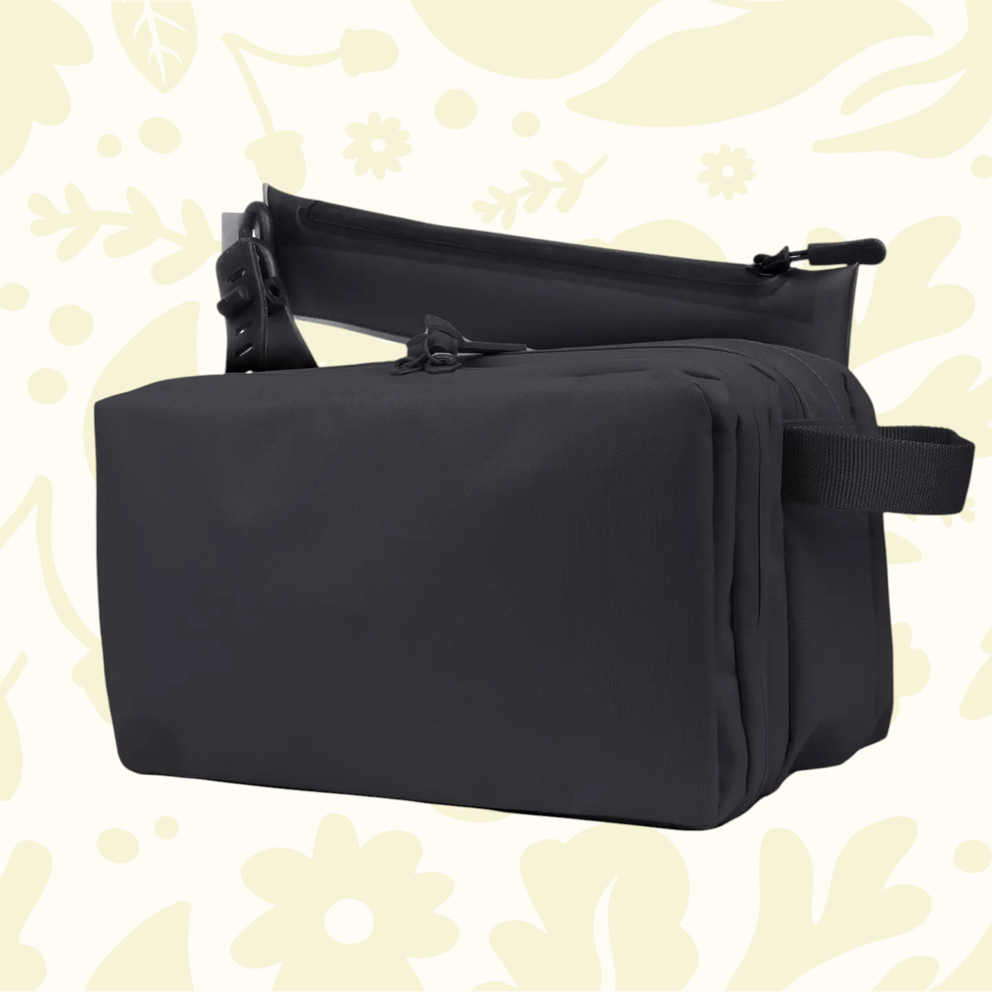 Forager Provisions LTD Gravel Outdoor Explorer Max black travel toiletry bag with durable structured design
