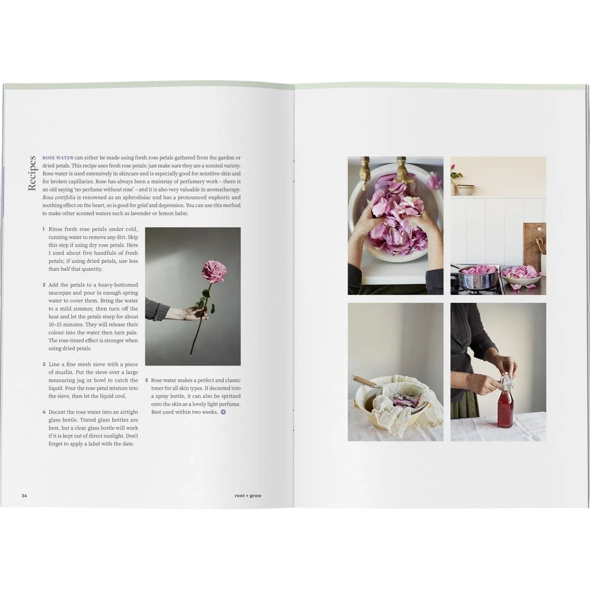 Poster featuring white flowers and the word "bloom" in bold. Text at the bottom reads "gardening • nature • inspiration." Perfect for your Bloom Zine Issue 14 Spring/Summer 2023 collection.