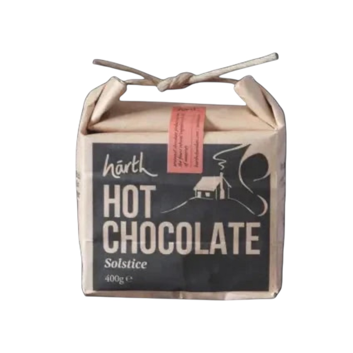 Forager Provisions LTD Harth Winter Solstice vegan spiced hot chocolate powder in a rustic paper package.