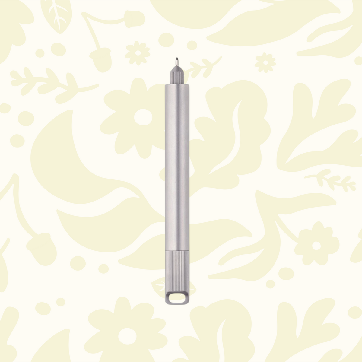 Forager Provisions LTD Tom’s Studio Lumos Mini refillable pen in a sleek titanium finish with a compact design.