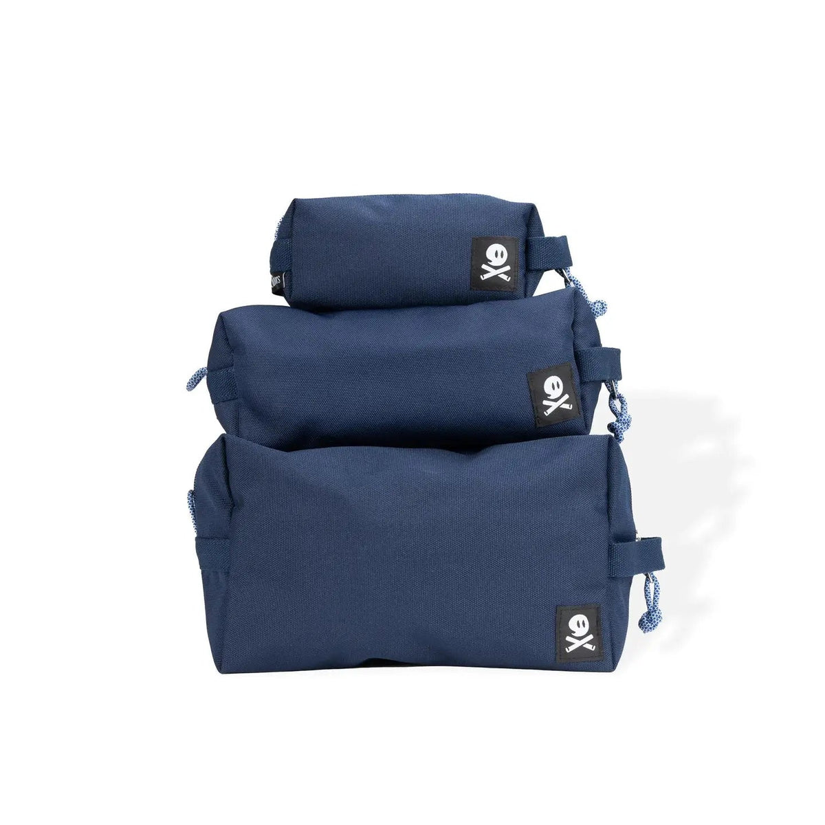 Forager Provisions LTD Ghost Outdoors Australia navy modular dopp kit 3-pack for travel organisation