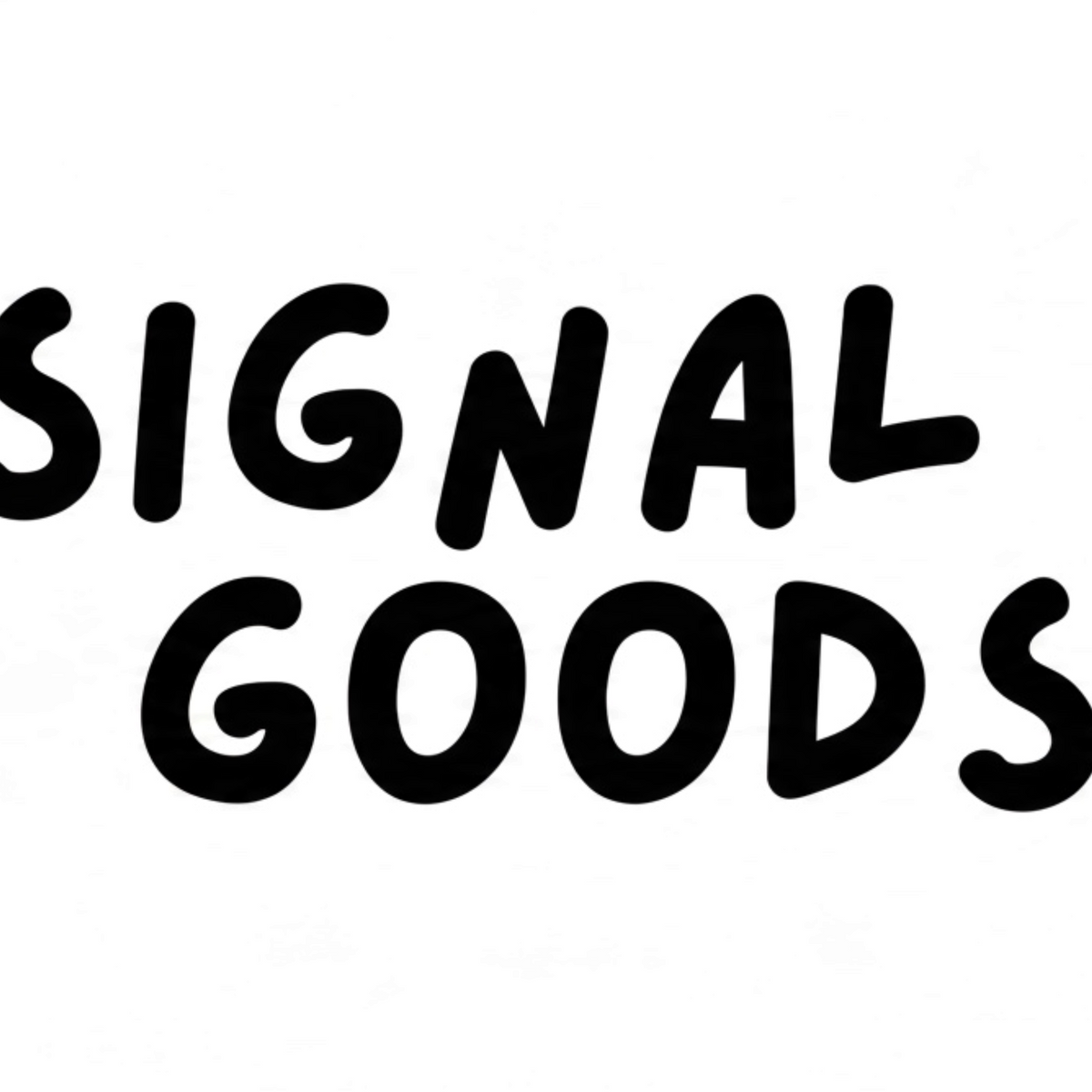Forager Provisions LTD logo featuring the Signal Goods brand name in bold black text on a white background.