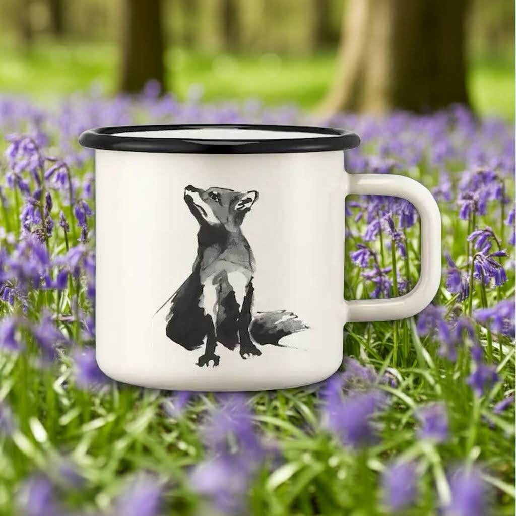 Muurla Teemu Järvi 0.37L Enamel Mug Fox (1 Unit)